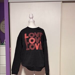 Black Love Graphic Sweatshirt